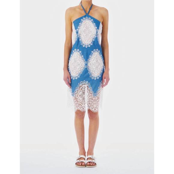 NEW LE SUPERBE provence dress in french blue - Picture 1 of 3